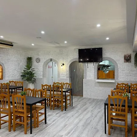게스트하우스 Restaurante Avenida De Madrid 테라사