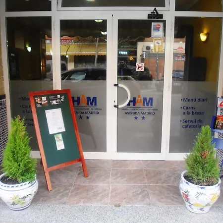 게스트하우스 Restaurante Avenida De Madrid 테라사